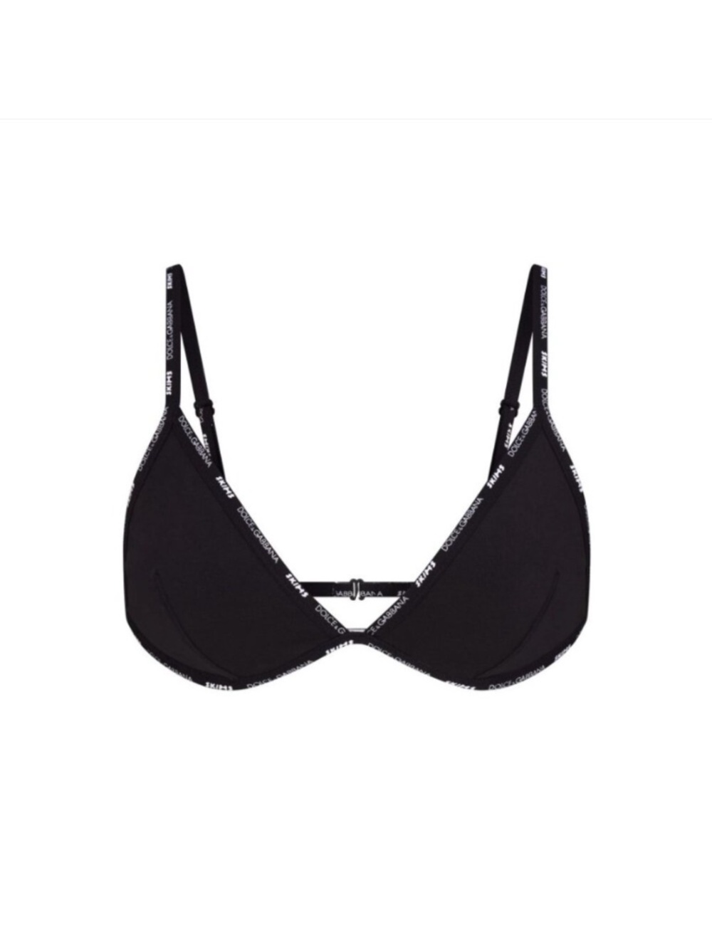 SKIMS Dolce & Gabanna Cotton Jersey Triangle Bralette - NIB